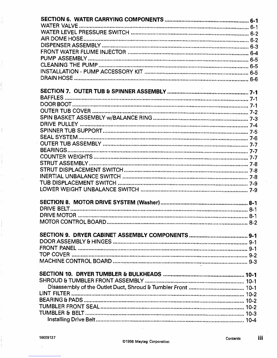 Maytag Neptune Stacked Laundry Service Manual preview img 5