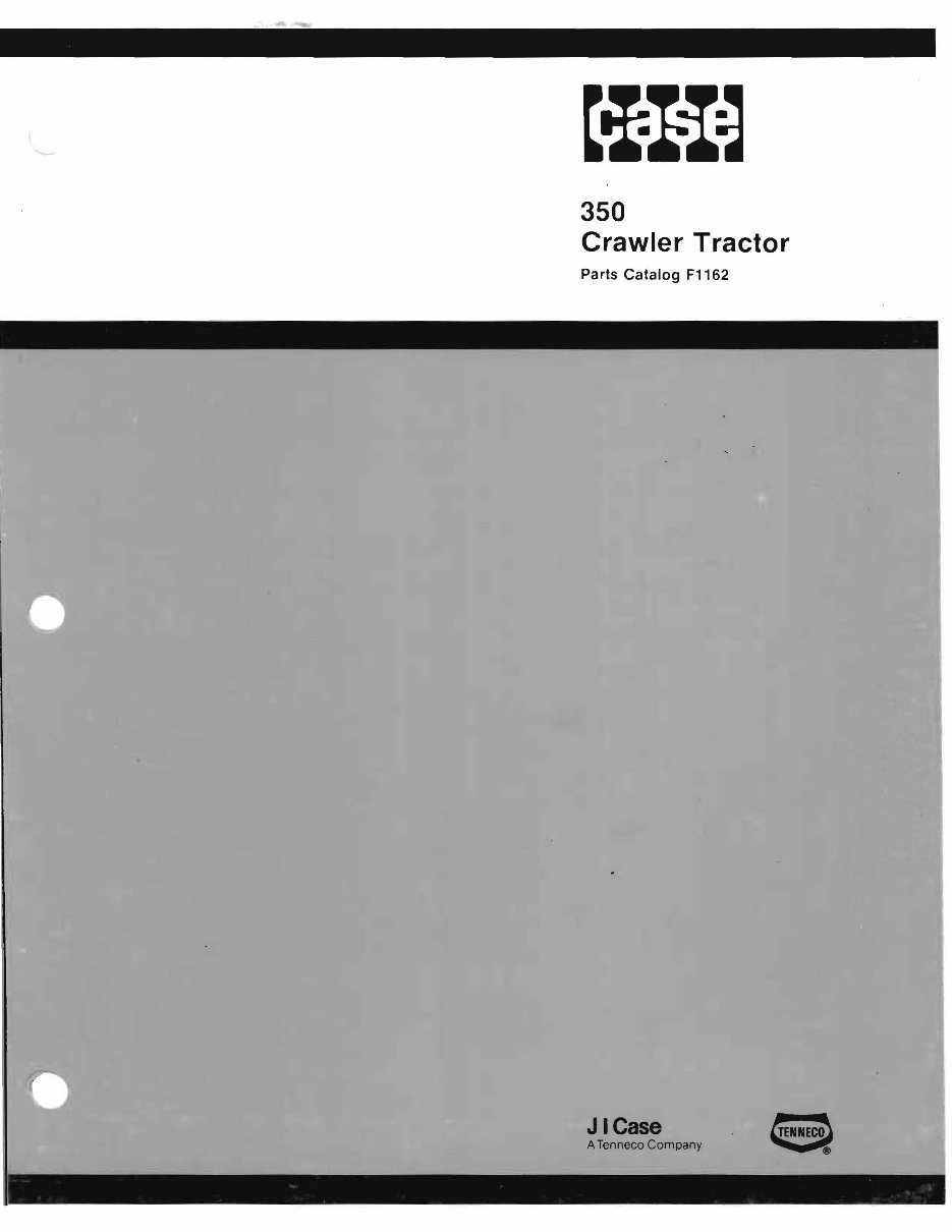 CASE 350 Crawler Parts Manual preview img 1