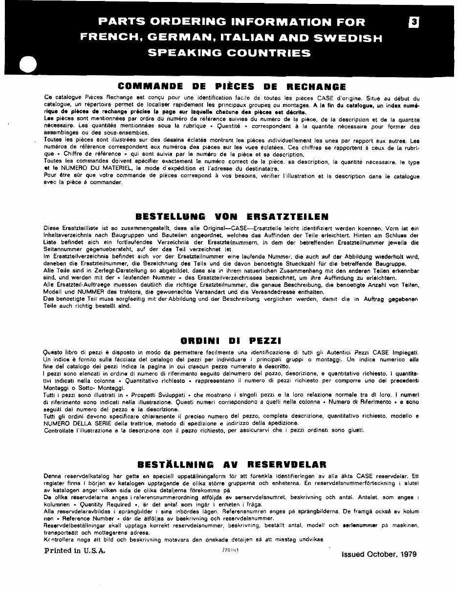 CASE 350 Crawler Parts Manual preview img 5