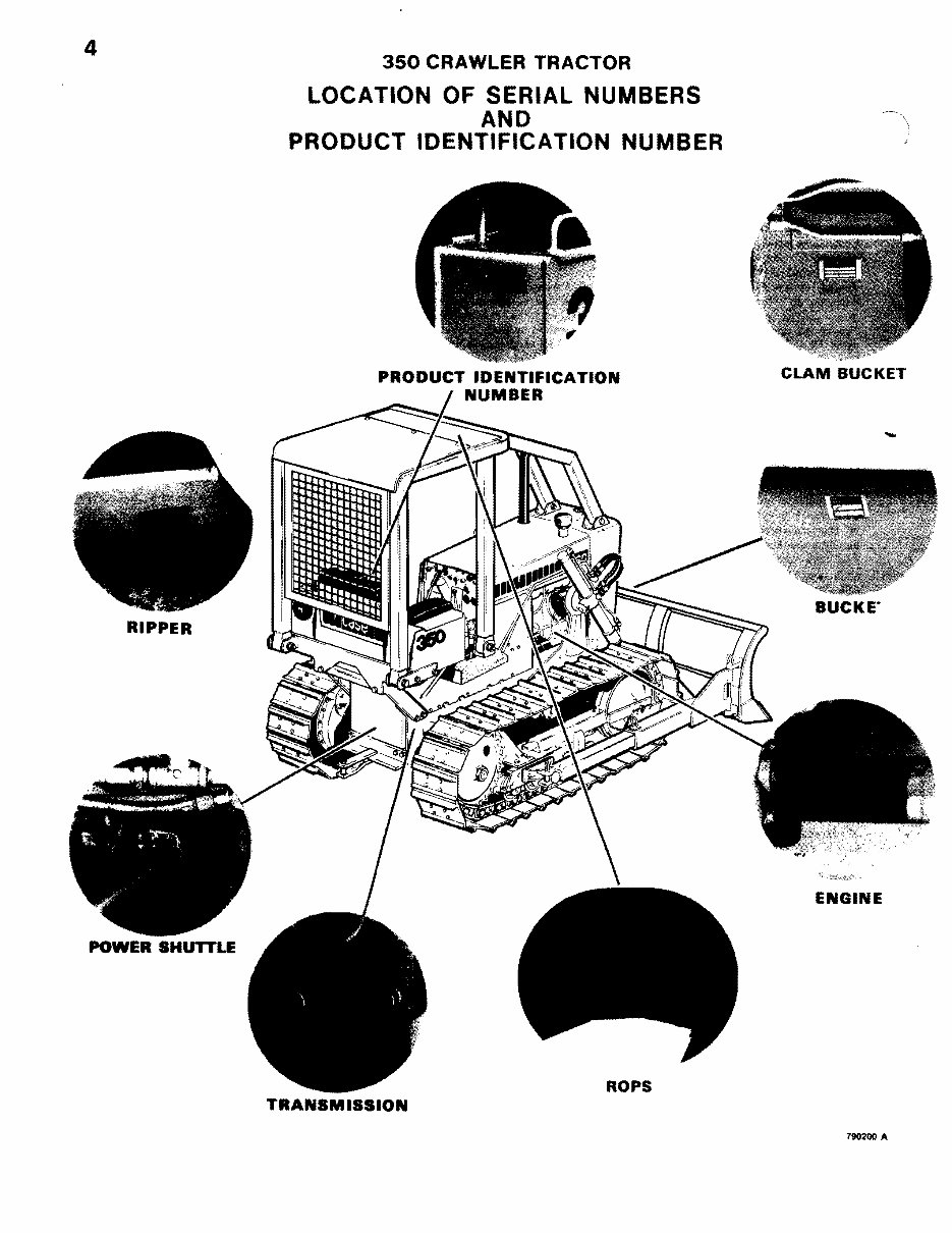 CASE 350 Crawler Parts Manual preview img 6