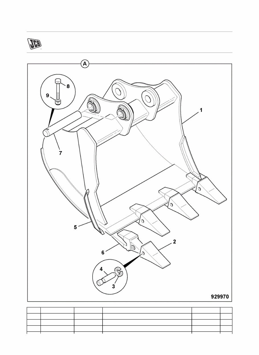 JCB JS160W Tier 3 Wheeled Excavator Parts Catalogue Manual (SN: 01421600-01421799, 01451000-01451999, 02280626-02280876) preview img 9