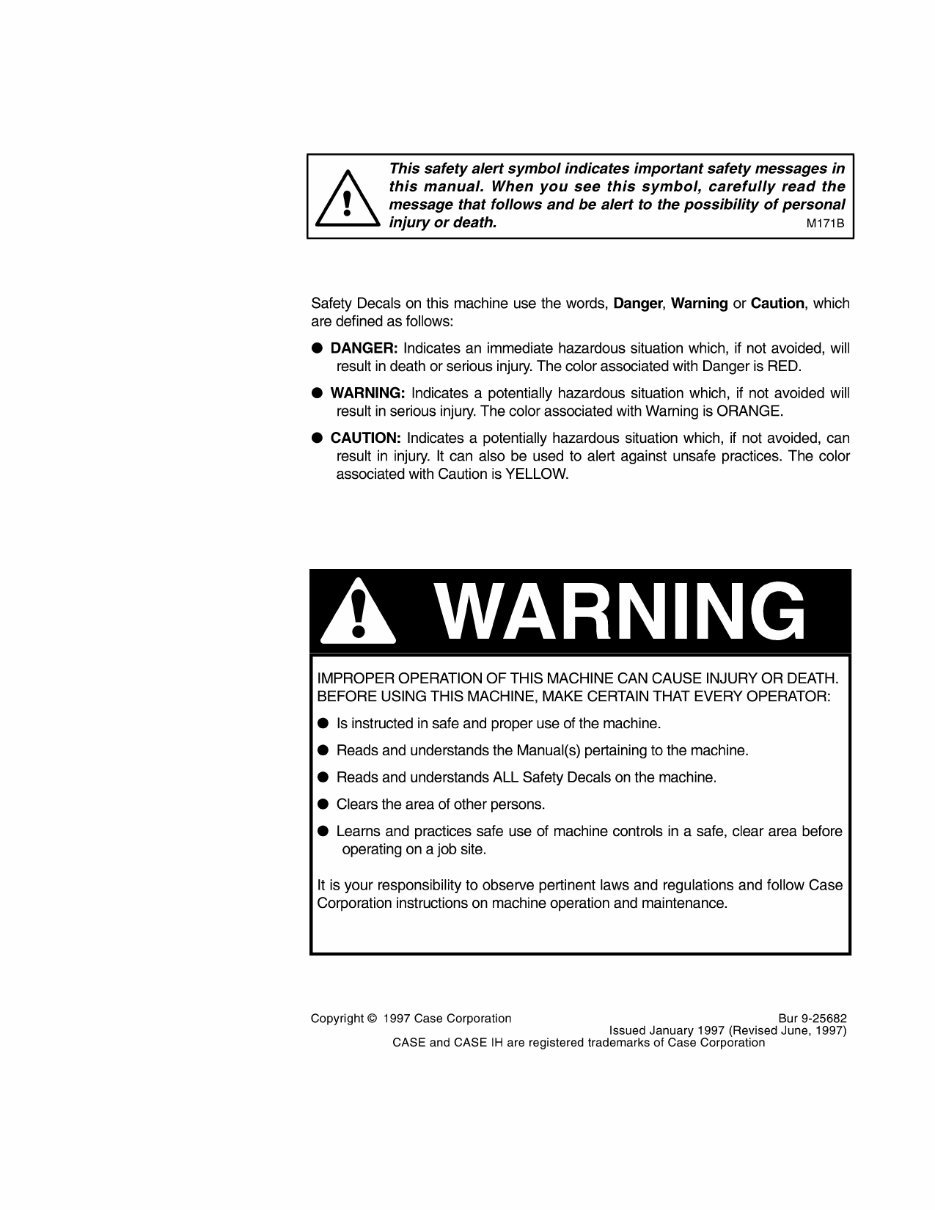 Case 1150G Crawler Operators Owner Instruction Manual - IMPROVED - preview img 2