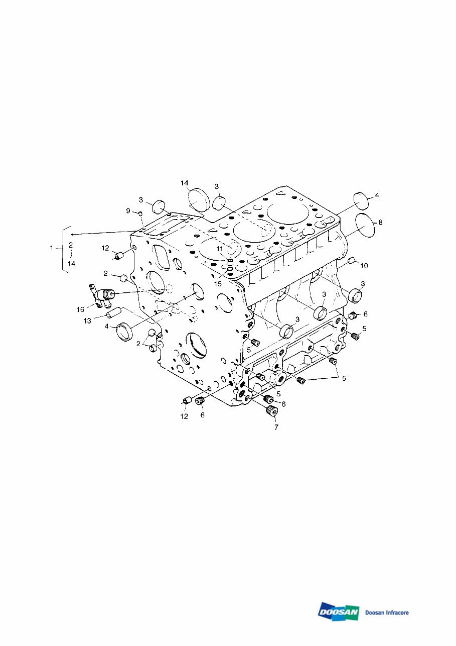 DAEWOO DOOSAN SOLAR 015 MINI Crawler Excavator Service Parts Catalogue Manual preview img 1