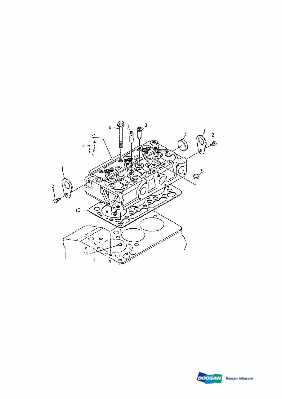 DAEWOO DOOSAN SOLAR 015 MINI Crawler Excavator Service Parts Catalogue Manual preview img 5