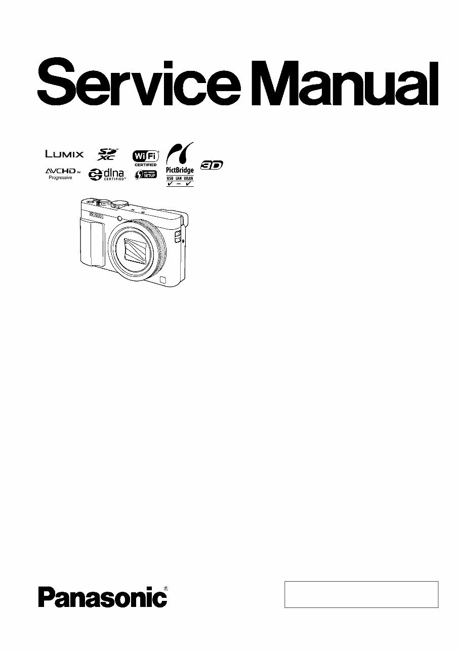 Panasonic Lumix DMC TZ70 TZ71 ZS50 Service Manual & Repair Guide preview img 1