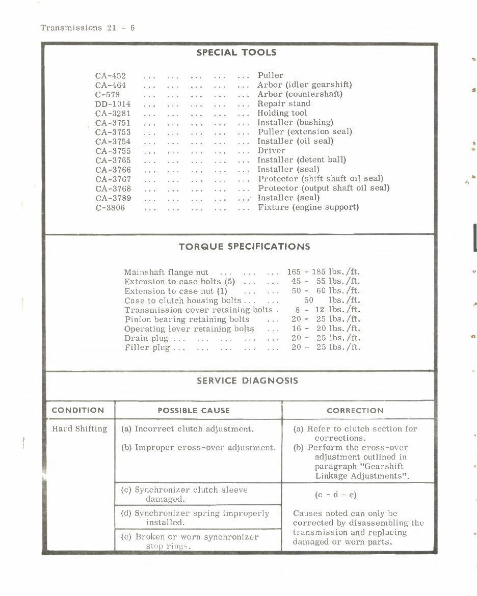 Chrysler Torqueflite Transmission Overhaul Manual preview img 6