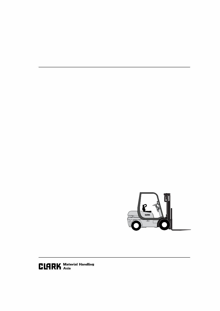 CLARK Forklift SF12-20SD/L/G, SF15-20SLC, CMP15-20SD/L/G, CMC15-20SL Service Repair Manual preview img 1
