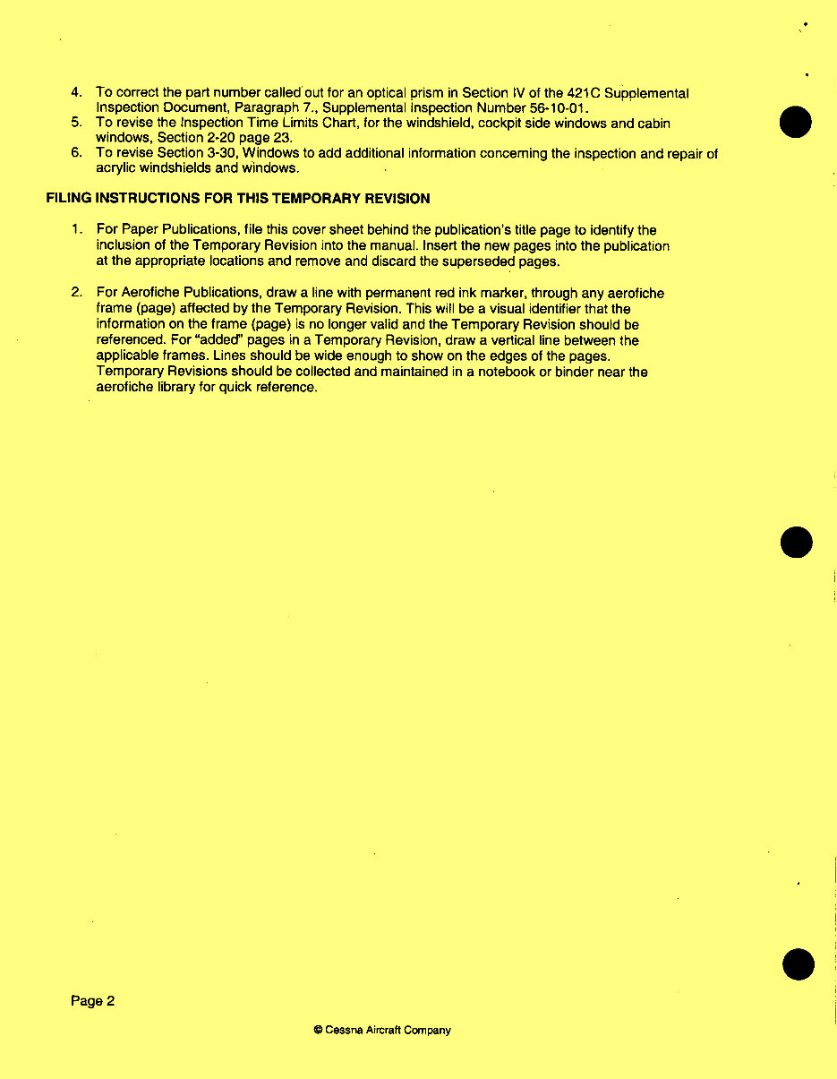 CESSNA AIRCRAFT 421C C421C GOLDEN EAGLE POH-AFM preview img 7