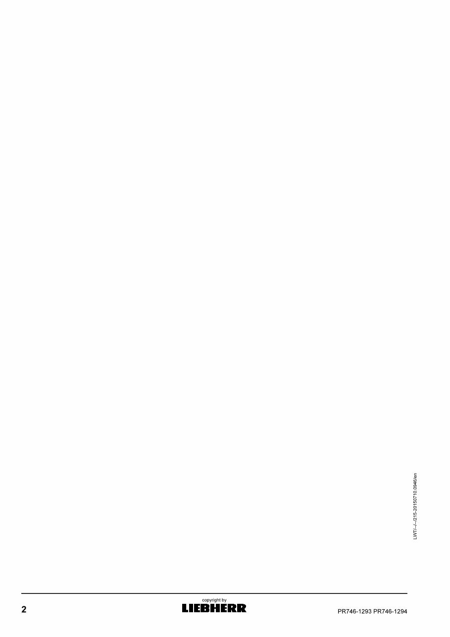 Liebherr PR746 - 1293, PR746 - 1294 Crawler Dozer Service Repair Workshop Manual preview img 2