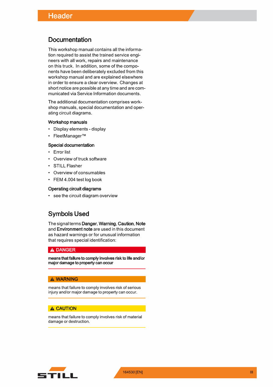 Still RX50-10, RX50-13, RX50-15, RX50-16 Electric Forklift Truck Service Repair Workshop Manual preview img 3