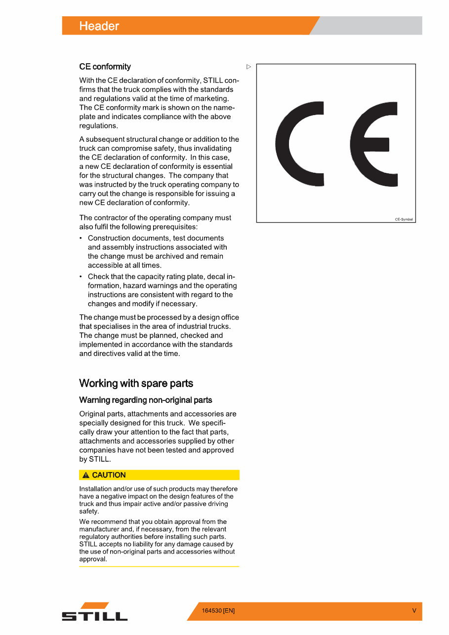 Still RX50-10, RX50-13, RX50-15, RX50-16 Electric Forklift Truck Service Repair Workshop Manual preview img 5