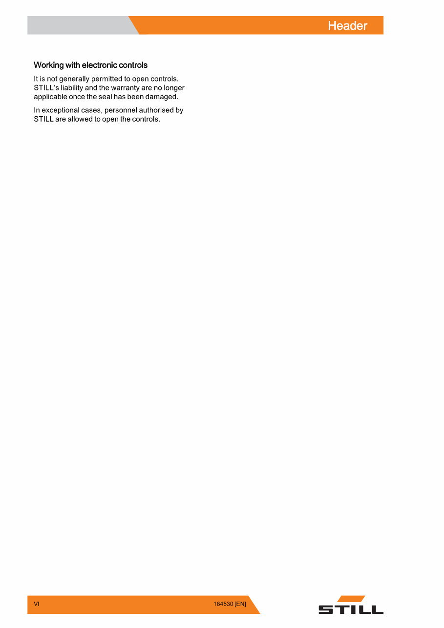 Still RX50-10, RX50-13, RX50-15, RX50-16 Electric Forklift Truck Service Repair Workshop Manual preview img 6