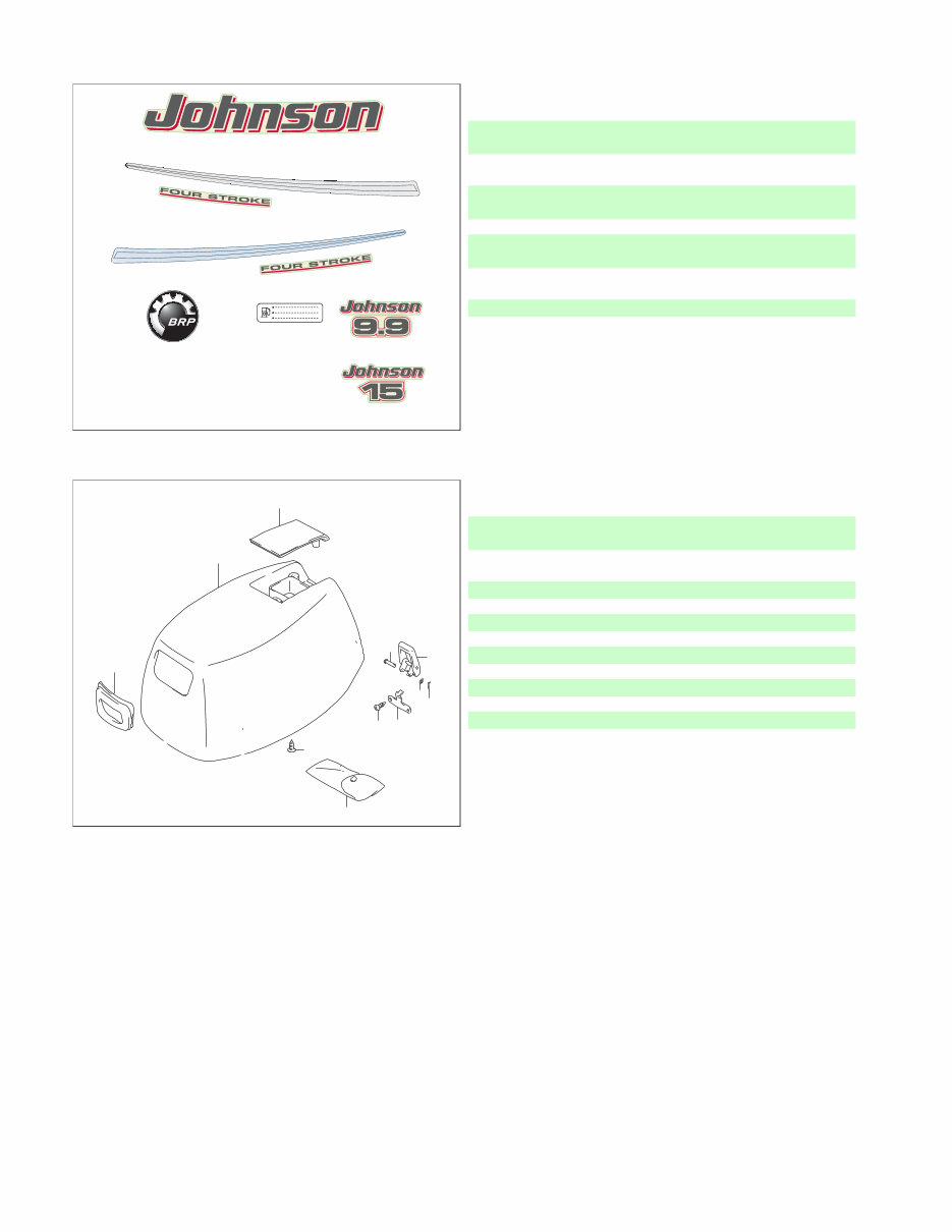 2006 Johnson Evinrude 9.9HP-15HP 2-Stroke Outboard Parts Catalog Manual preview img 8