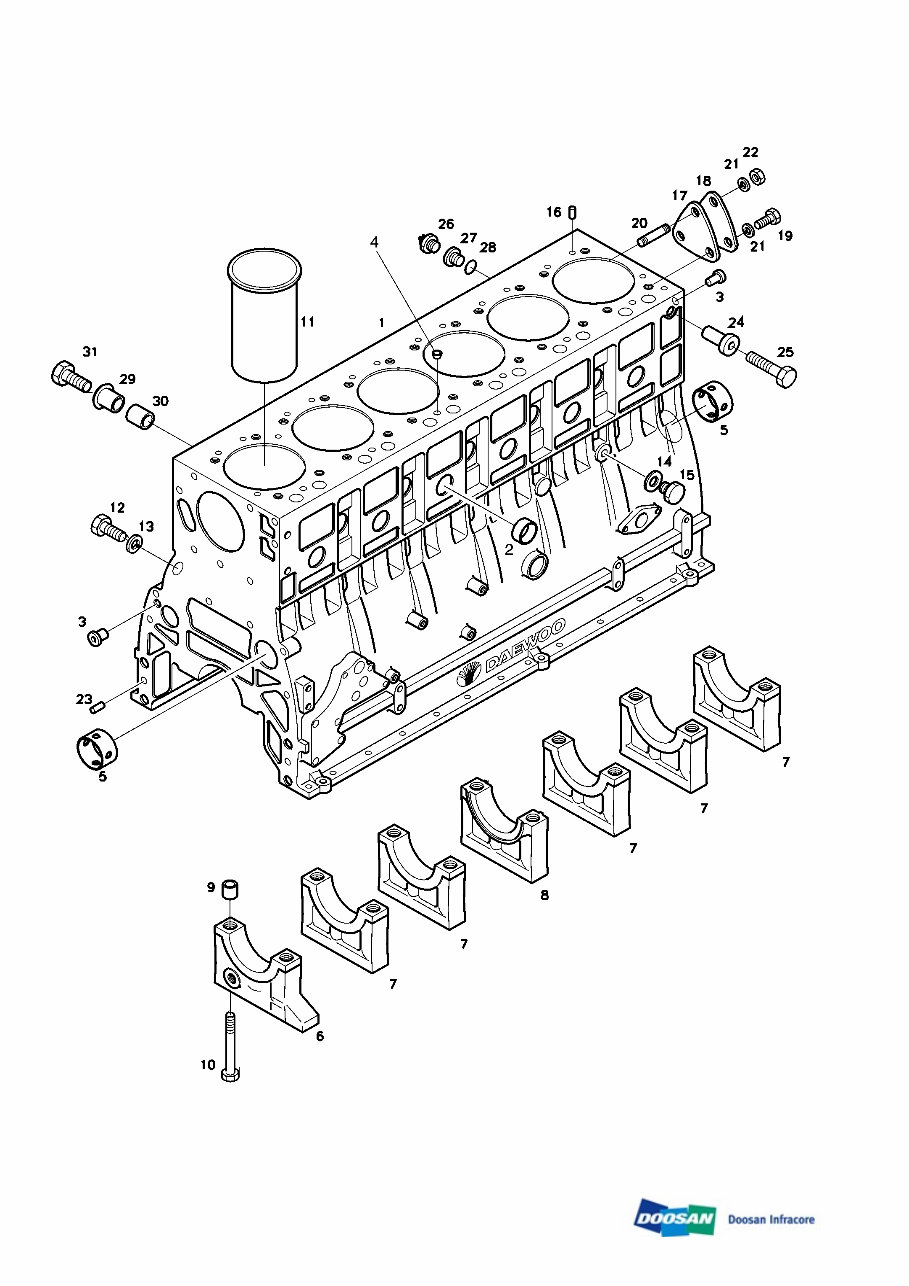 Doosan Daewoo Solar 55-V Plus Excavator Complete Workshop Service Repair Manual preview img 1
