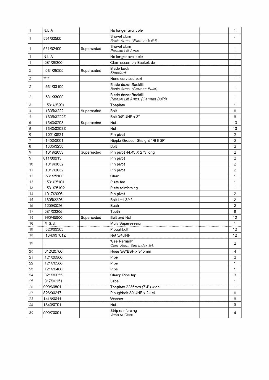 JCB 3CX-2 BACKHOE Loader Parts Catalog Manual #1 (SER. NUMBER 00306001-00336999) preview img 7