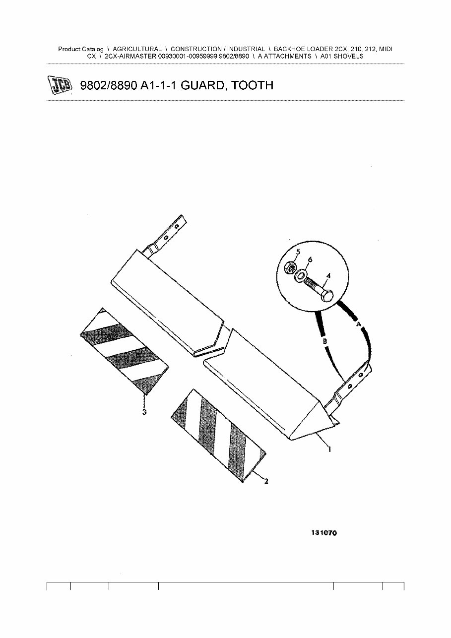 JCB 2CX-AIRMASTER BACKHOE Loader Parts Catalog Manual #1 preview img 2