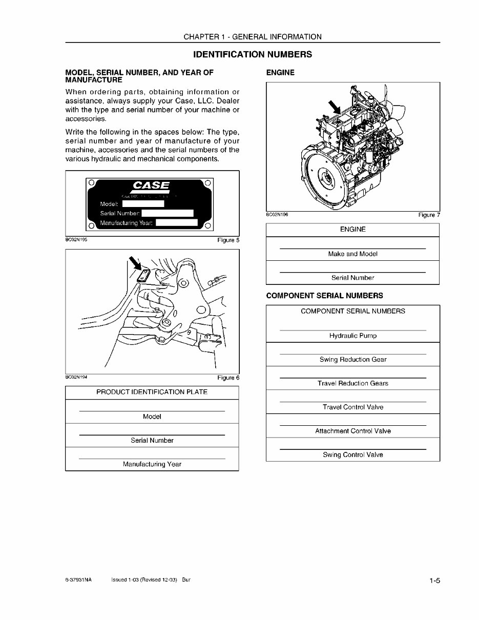 CASE CX47 Mini Hydraulic Excavator Operators Manual preview img 10