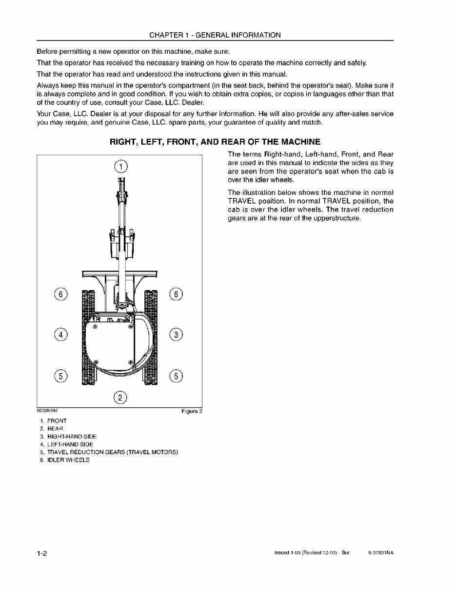 CASE CX47 Mini Hydraulic Excavator Operators Manual preview img 7