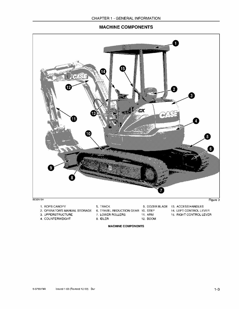 CASE CX47 Mini Hydraulic Excavator Operators Manual preview img 8