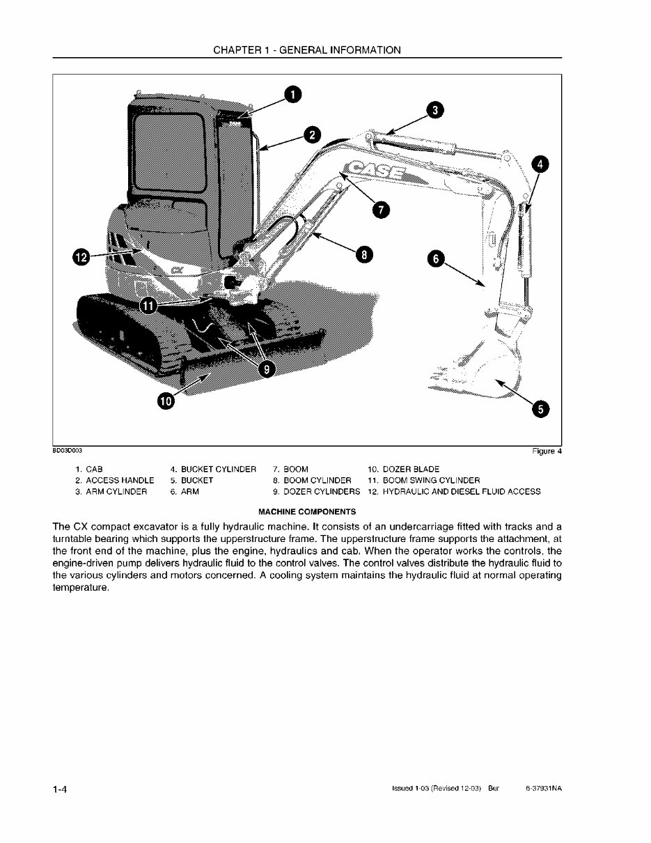 CASE CX47 Mini Hydraulic Excavator Operators Manual preview img 9