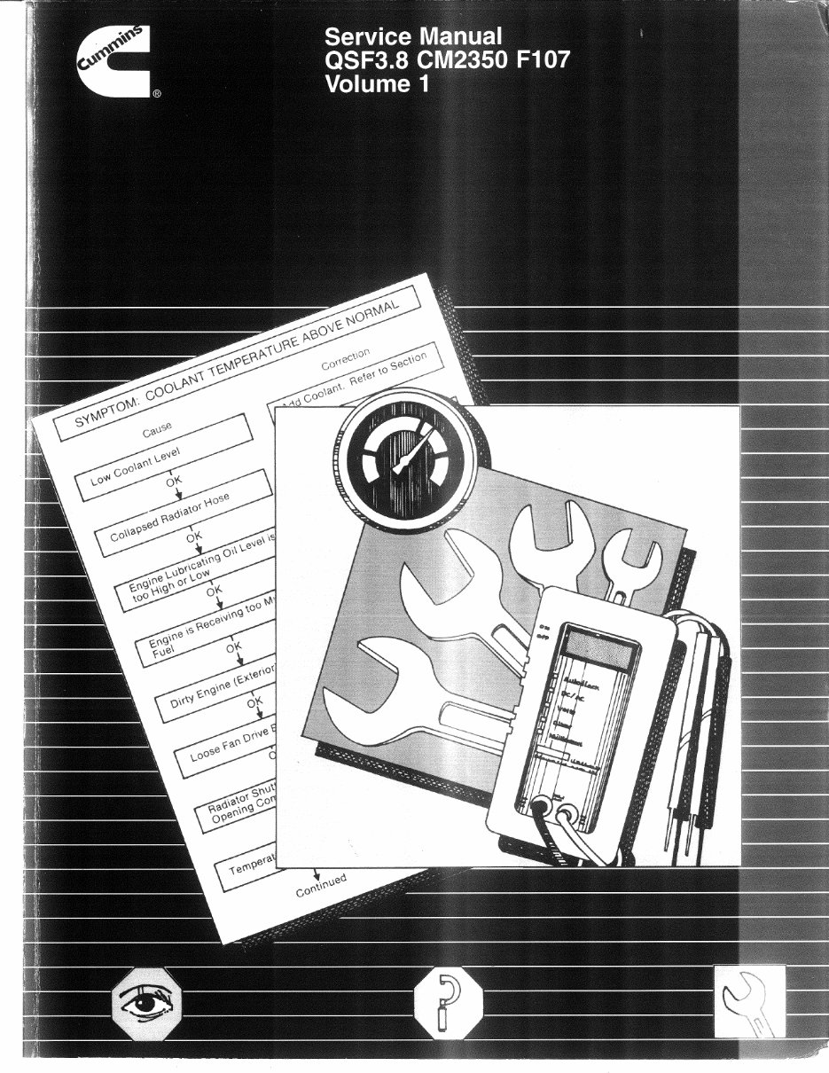 Cummins QSF3.8 CM2350 F107 Engine Service Repair Manual preview img 1