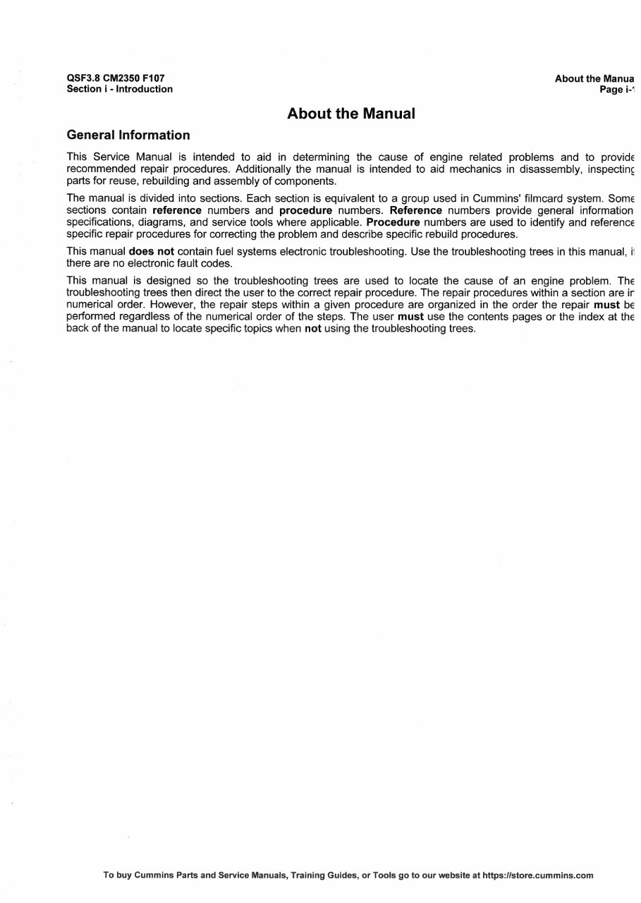 Cummins QSF3.8 CM2350 F107 Engine Service Repair Manual preview img 8