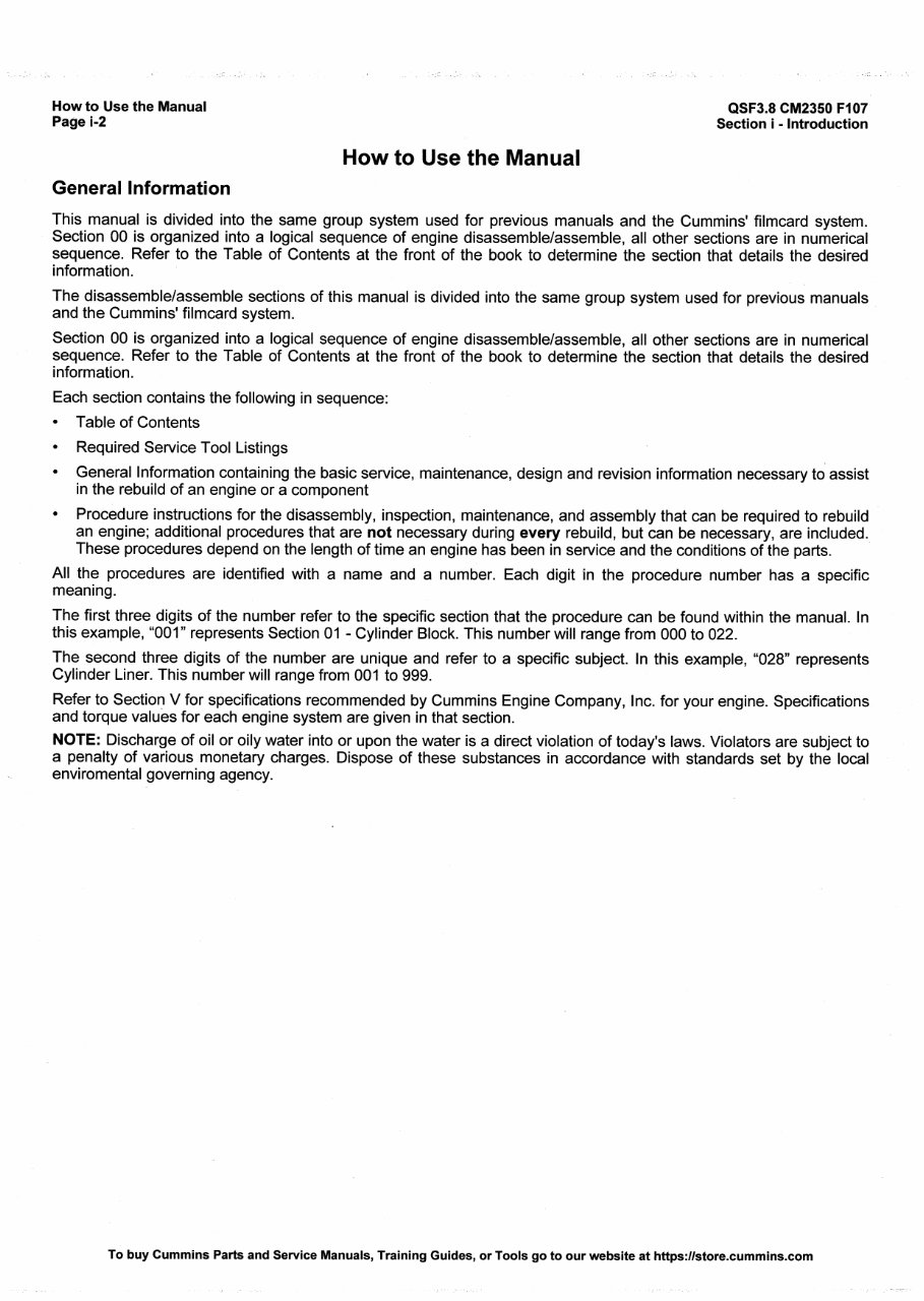 Cummins QSF3.8 CM2350 F107 Engine Service Repair Manual preview img 9