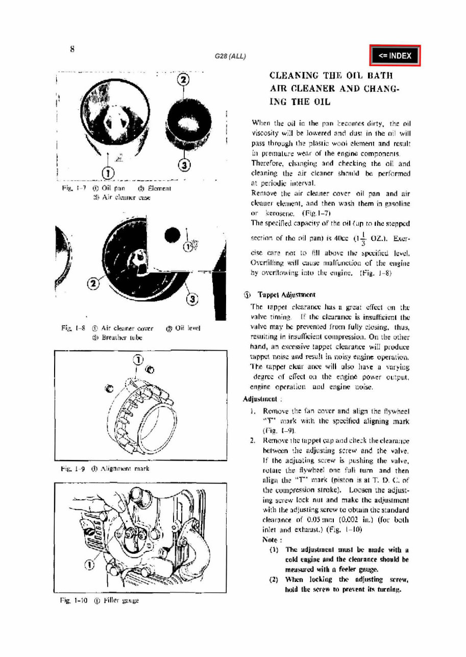 Honda G28 Horizontal Shaft Engine Repair Manual | eManualOnline