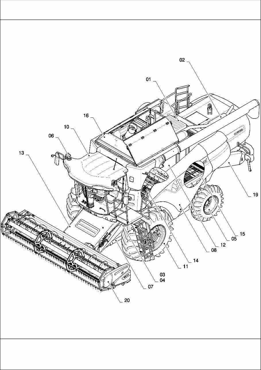 Parts catalog New Holland CX8080 CX 8080 Manual Service preview img 1
