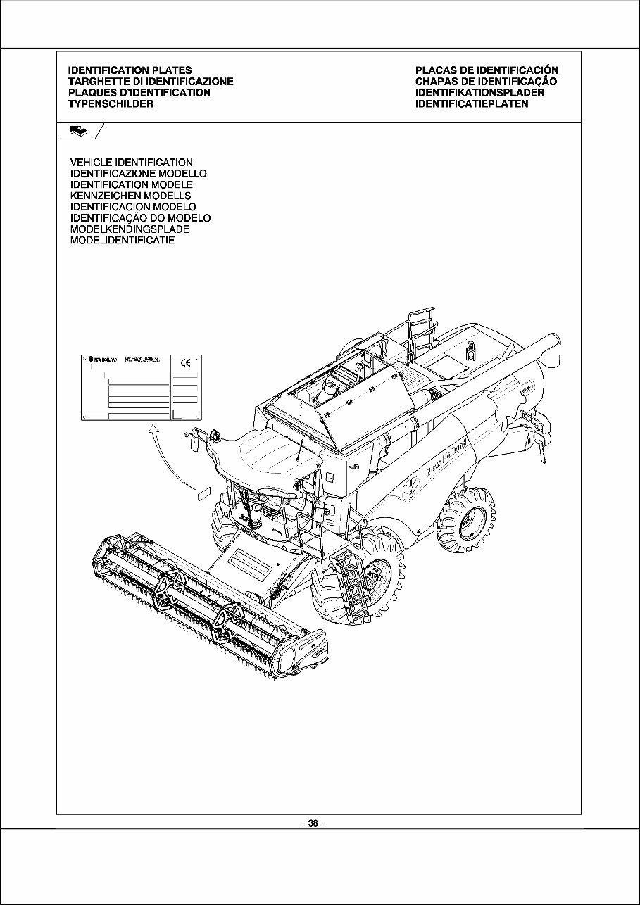 Parts catalog New Holland CX8080 CX 8080 Manual Service preview img 3