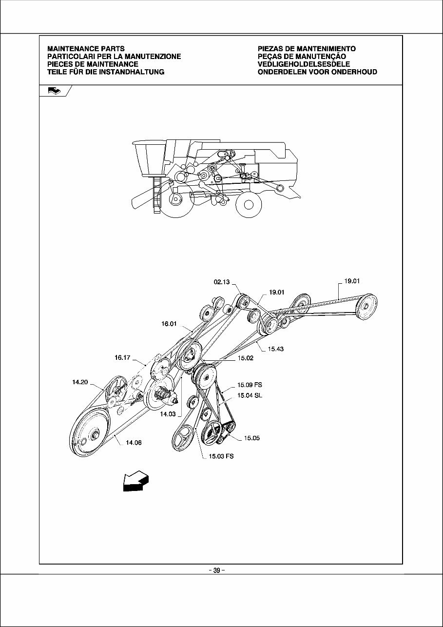 Parts catalog New Holland CX8080 CX 8080 Manual Service preview img 5