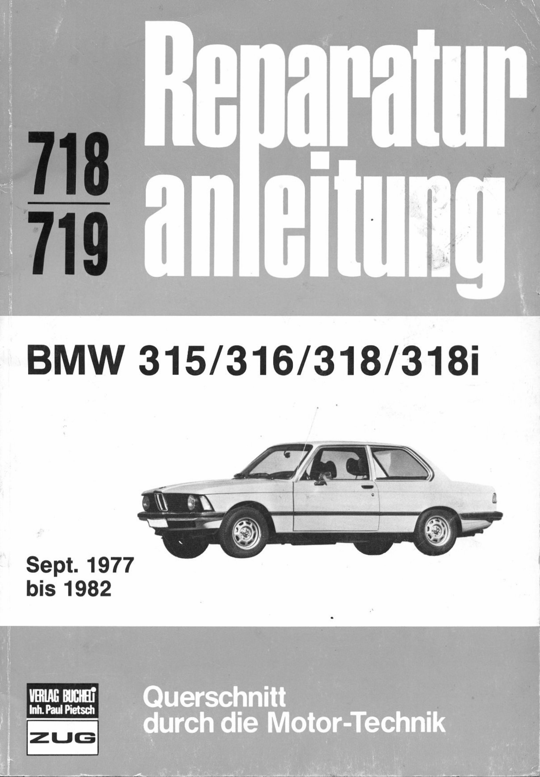 1977-1992 BMW 315, 316 E21 Service & Repair Manual preview img 1