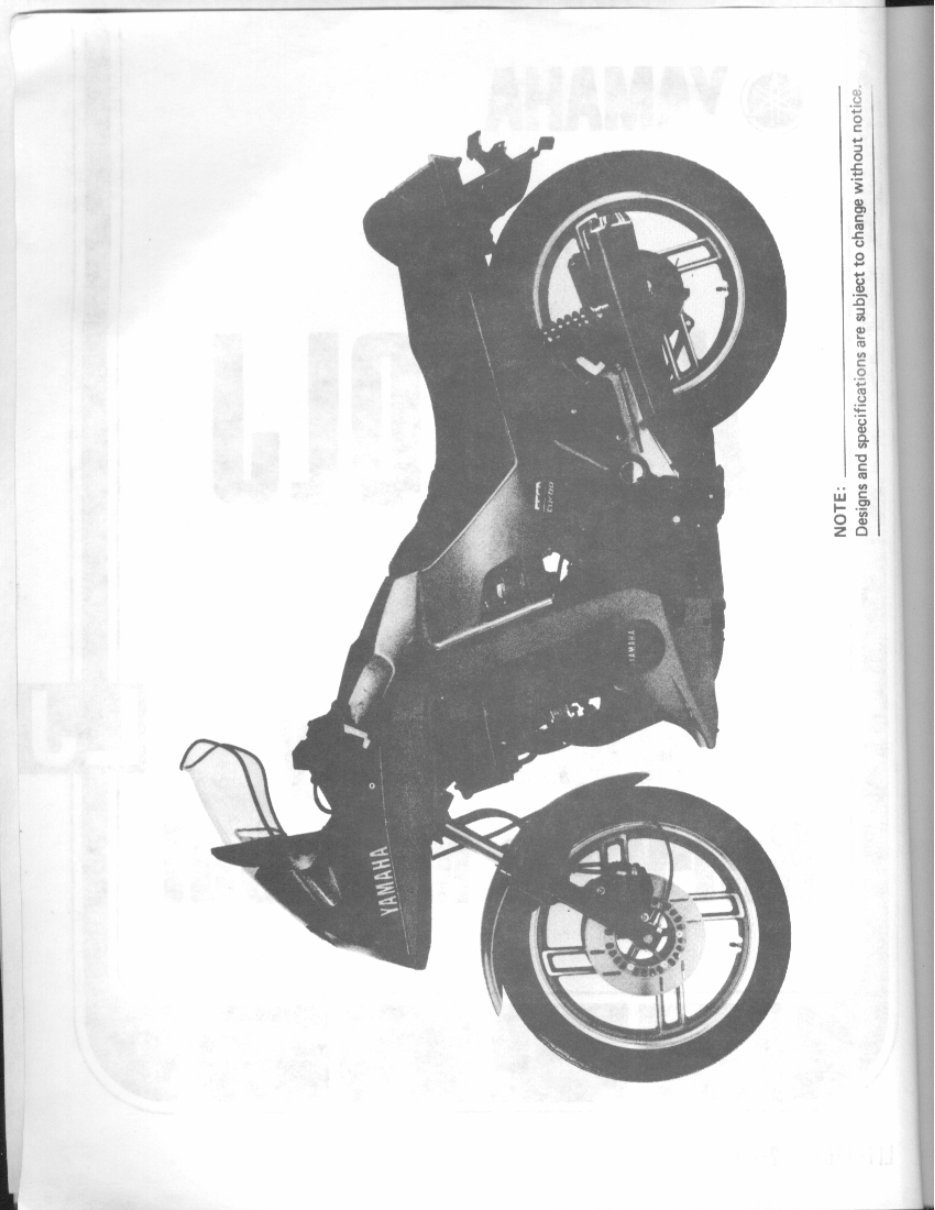 YAMAHA XJ650LJ TURBO Workshop Repair Manual All 1982 Onwards Models Covered preview img 7