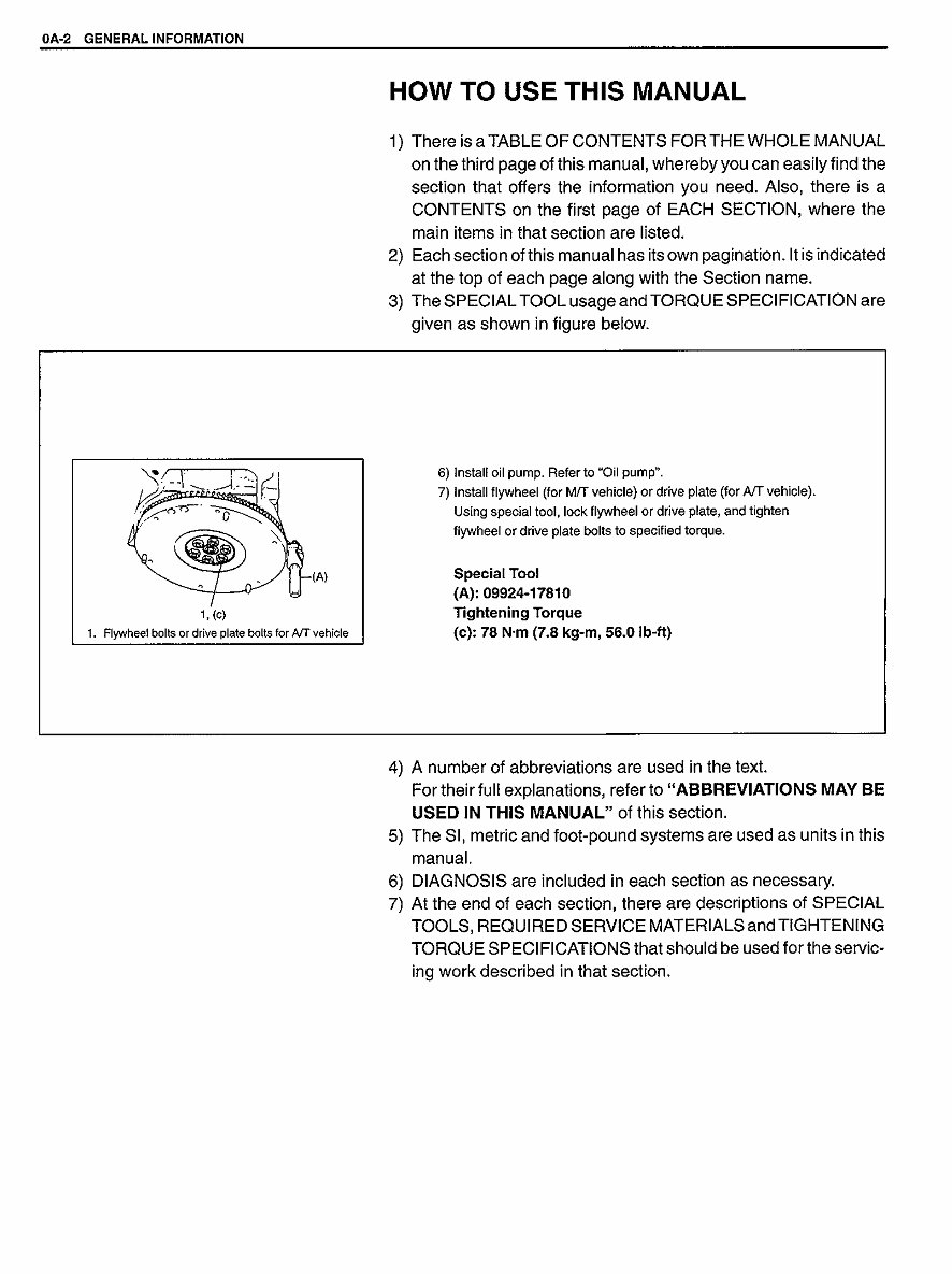 Suzuki Samurai SJ Service Factory Workshop Manual preview img 5