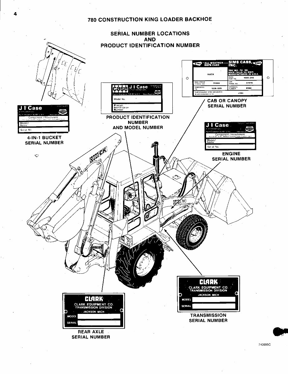 CK CASE 780CK 780 CD BACKHOE Loader DIGGER Part Parts EPC IPL Manual EVERY Part in Exploded View & preview img 2