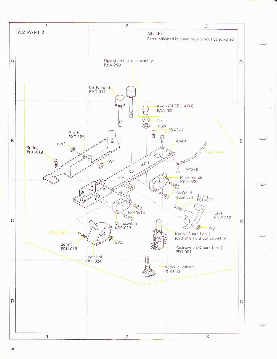 PIONEER PL-550 DIRECT DRIVE TURNTABLE Service Manual preview img 9