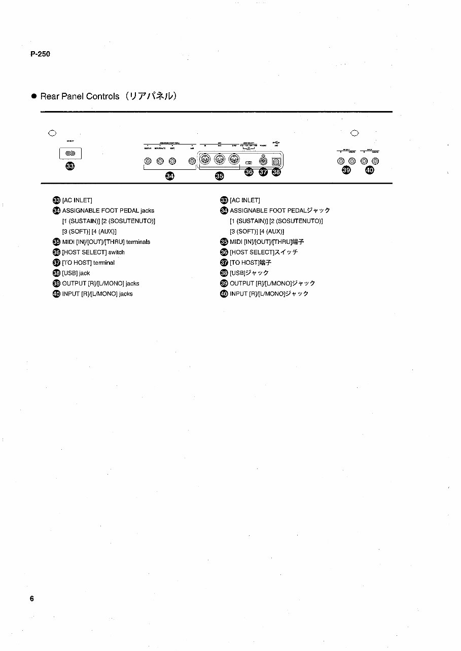 Yamaha p-250 p250 piano complete service manual preview img 6