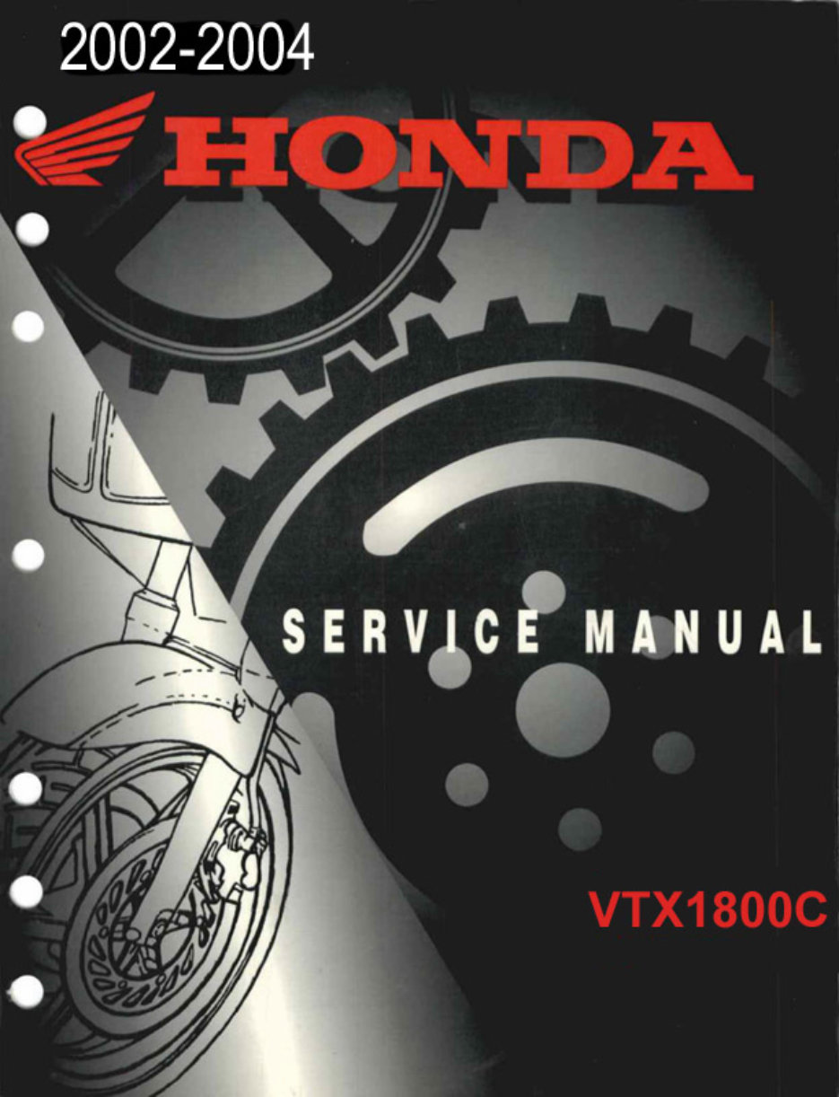 2002-2004 Honda VTX1800C OEM Service & Repair Manual preview img 1