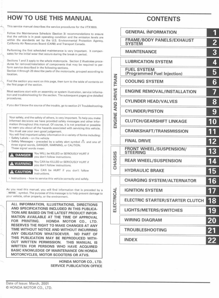 2002-2004 Honda VTX1800C OEM Service & Repair Manual preview img 2