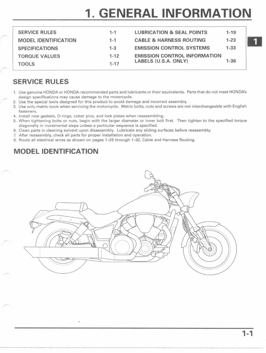2002-2004 Honda VTX1800C OEM Service & Repair Manual preview img 4