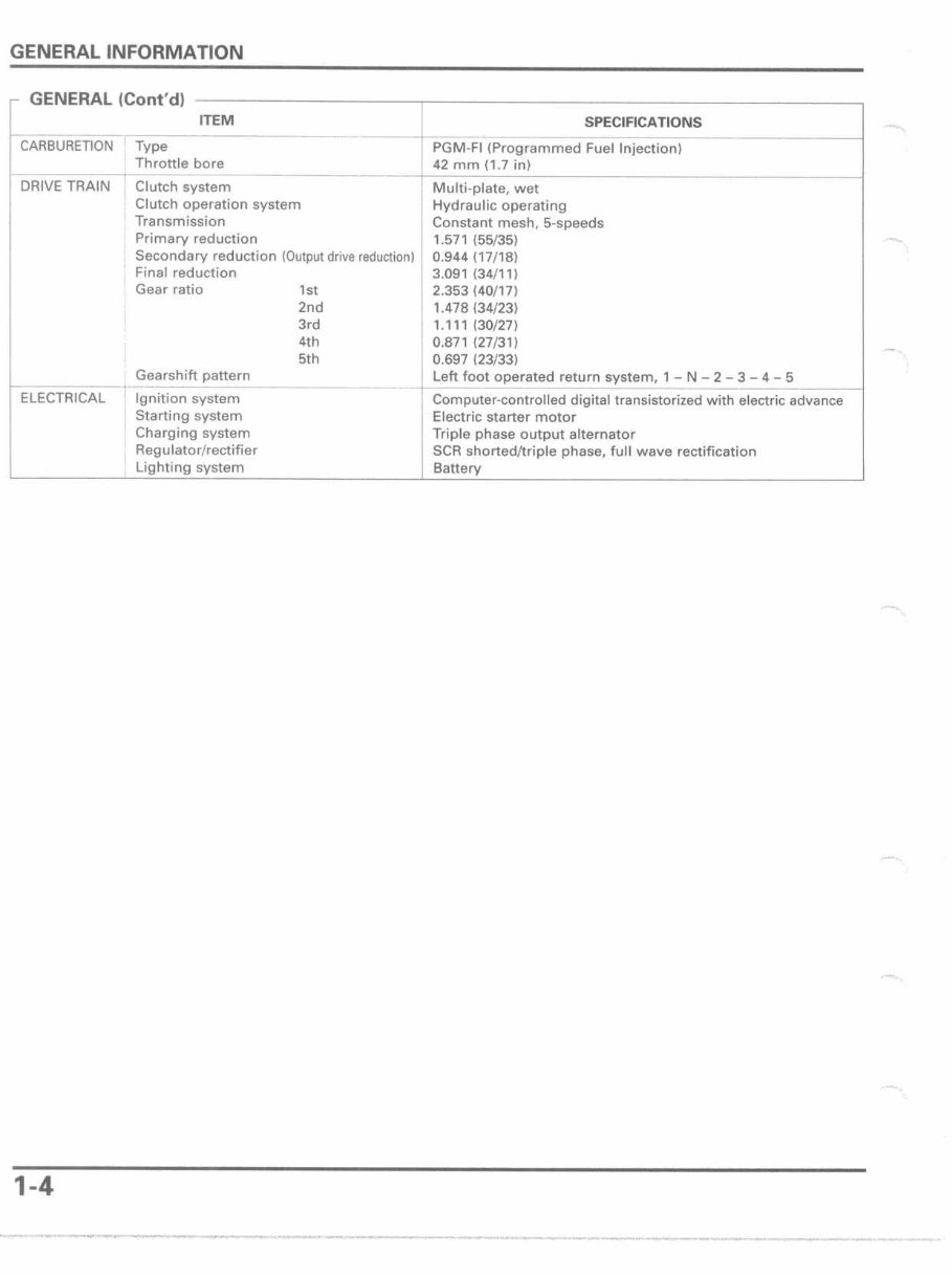 2002-2004 Honda VTX1800C OEM Service & Repair Manual preview img 7