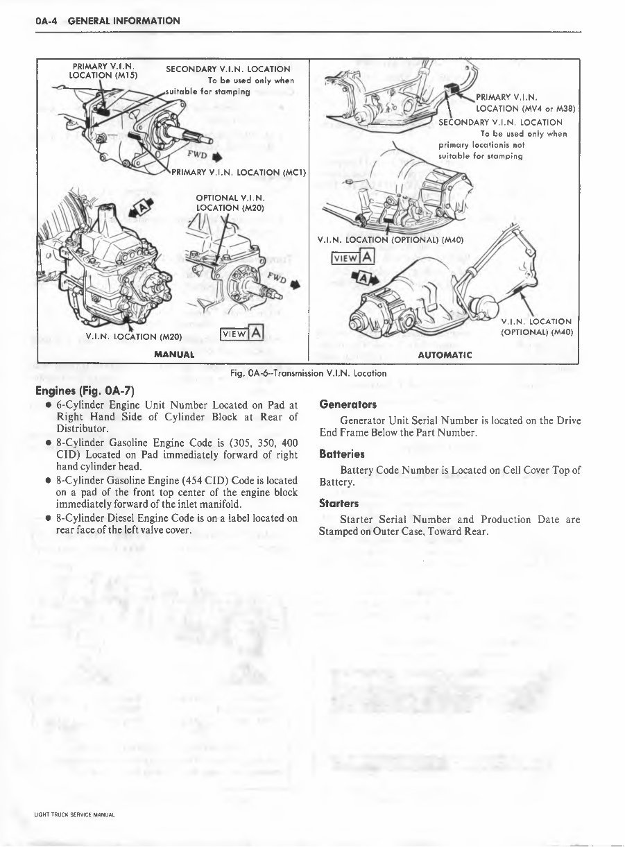 1981 Chevrolet Light Duty Truck 10 to 30 Service & Repair Manual preview img 8