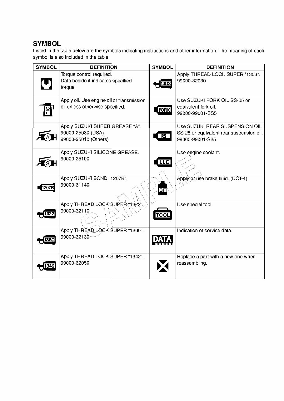 2011 Suzuki RM250 Service & Repair Manual preview img 3