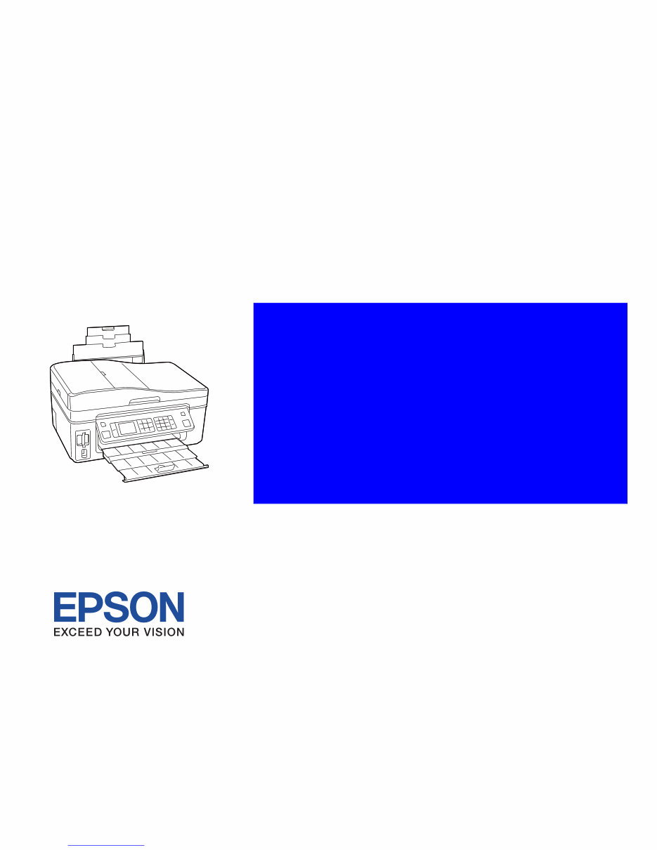 Epson WorkForce 600/Stylus OFFICE TX600FW/Stylus OFFICE BX600FW/Stylus SX600FW/ME OFFICE 700FW Color Inkjet Printer Service preview img 1