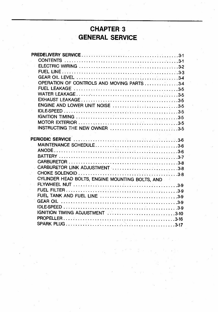 1992 Yamaha 55HP 2-Stroke Outboards (C55ELRP/C55ELRQ/C55ELRR/C55ELRS/C55ELRT/C55TLRS/C55TLRT) OEM Service & Repair Manual preview img 6