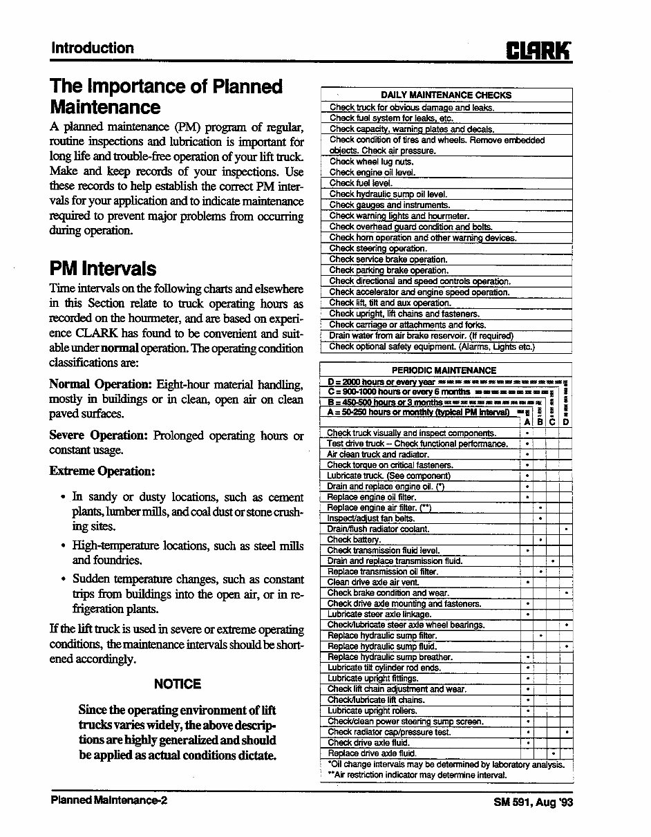 CLARK Forklift FACTORY Service Repair Manual preview img 7