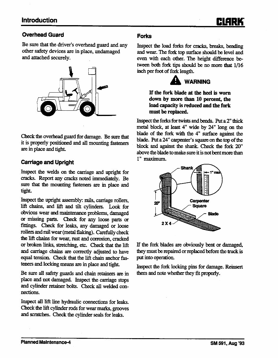 CLARK Forklift FACTORY Service Repair Manual preview img 9