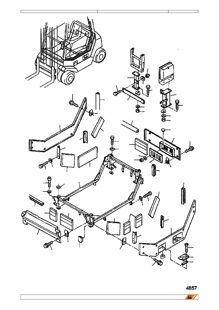 STILL Diesel FORK Truck R70-20 R70-25 R70-30 Illustrated Master Parts List Manual (Ident-Nr.155247 R7032 R7033 R7034) preview img 7