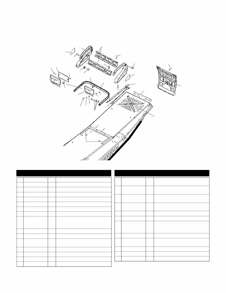 POLARIS RMK 600 700 800 SNOWMOBILE Parts Manual Catalog preview img 4