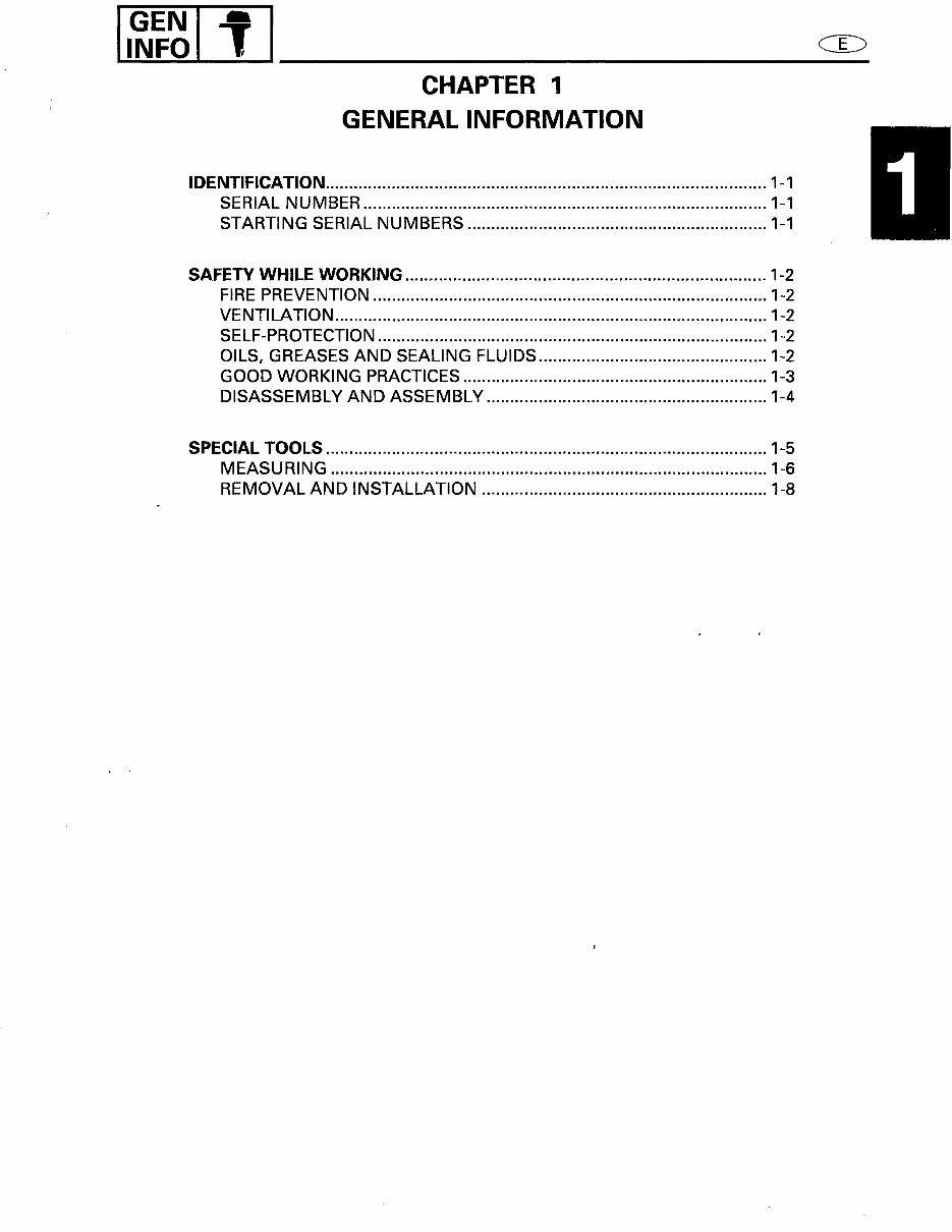 1998 Yamaha C40 TLRW Outboard service repair maintenance manual. Factory Service Manual preview img 9
